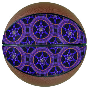 Floral Modern Boho Elegant Abstract Pattern #505 Basketball