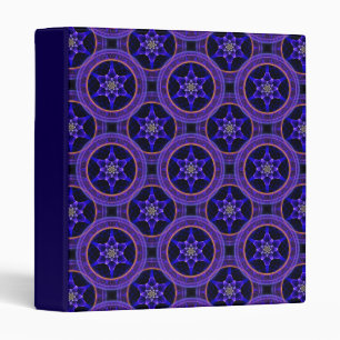Floral Modern Boho Elegant Abstract Pattern #505 Binder