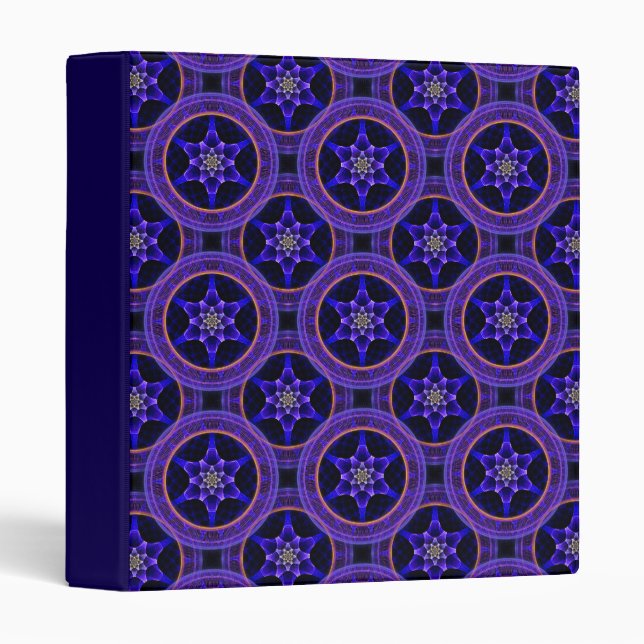 Floral Modern Boho Elegant Abstract Pattern #505 Binder (Front/Spine)