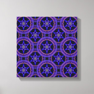 Floral Modern Boho Elegant Abstract Pattern #505 Canvas Print