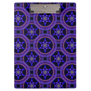 Floral Modern Boho Elegant Abstract Pattern #505 Clipboard