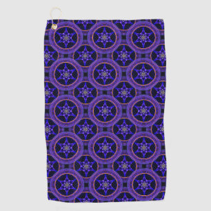 Floral Modern Boho Elegant Abstract Pattern #505 Golf Towel
