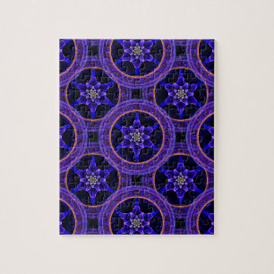 Floral Modern Boho Elegant Abstract Pattern #505 Jigsaw Puzzle