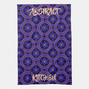 Floral Modern Boho Elegant Abstract Pattern #505 Kitchen Towel