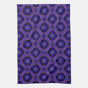 Floral Modern Boho Elegant Abstract Pattern #505 Kitchen Towel