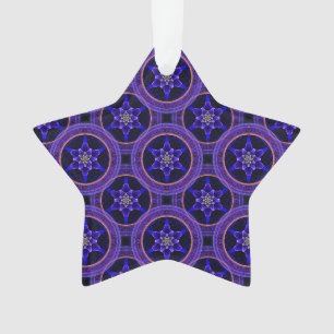 Floral Modern Boho Elegant Abstract Pattern #505 Ornament