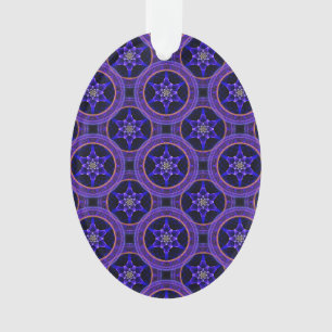 Floral Modern Boho Elegant Abstract Pattern #505 Ornament