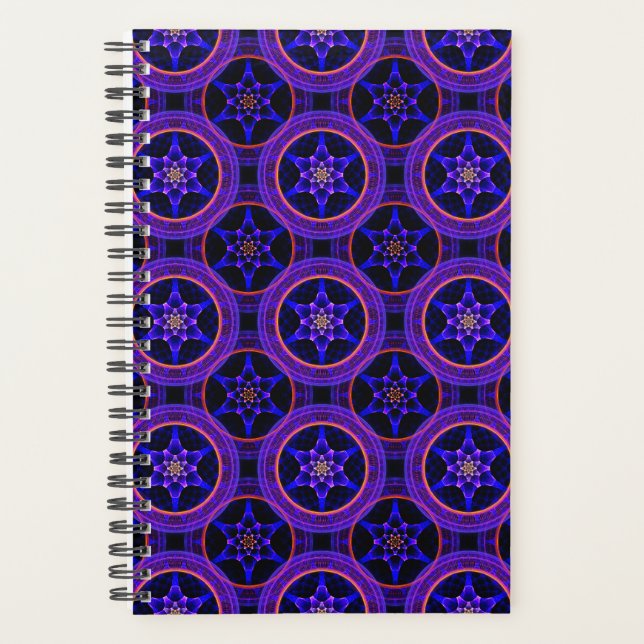 Floral Modern Boho Elegant Abstract Pattern #505 Planner (Front)