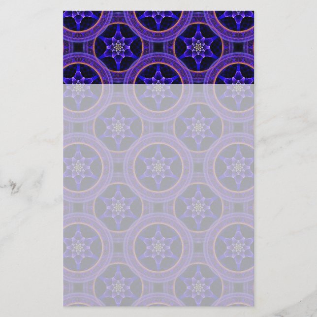 Floral Modern Boho Elegant Abstract Pattern #505 Stationery (Front)