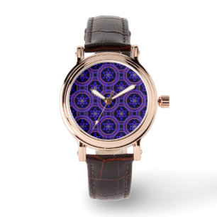 Floral Modern Boho Elegant Abstract Pattern #505 Watch