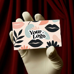 Floral Modern Business Card – Qr code 