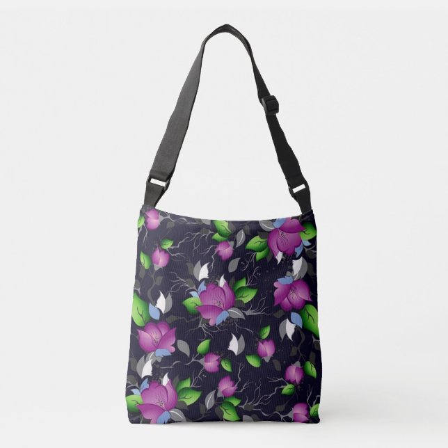 Floral Modern Crossbody Bag (Front)