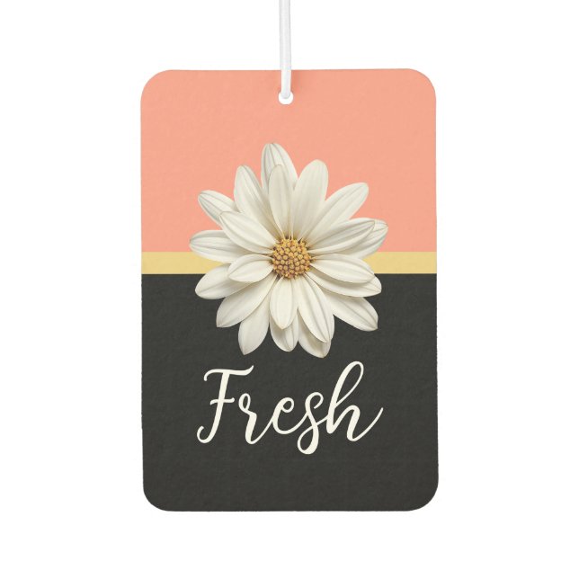 Floral Modern Trendy  Air Freshener (Front)