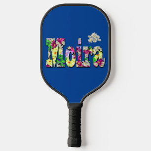 Floral Moira Name, Pickleball Paddle
