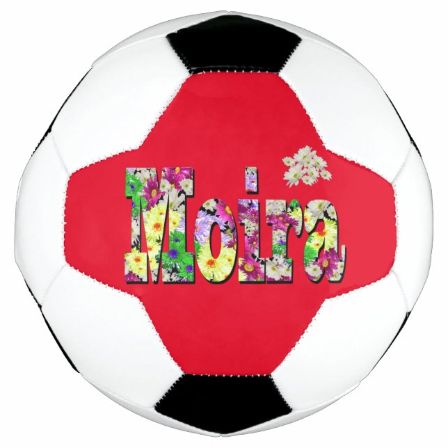 Floral Moira Name, Soccerball (Front)