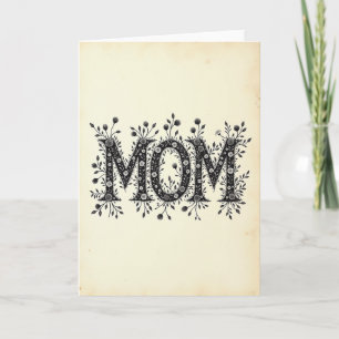 Floral Mom Botanical Card