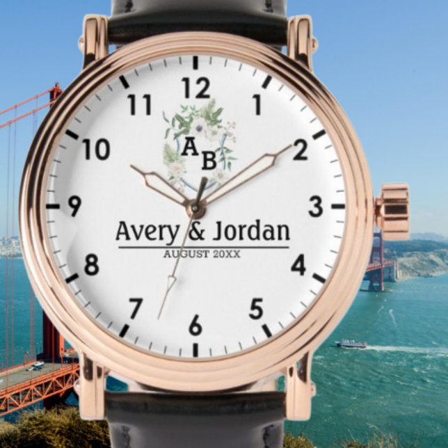 Floral Monogram Watch (Creator Uploaded)