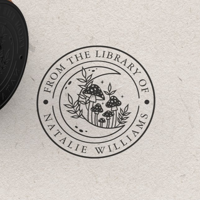 Floral Moon Mushroom from the Library of  Rubber Stamp (Creator Uploaded)