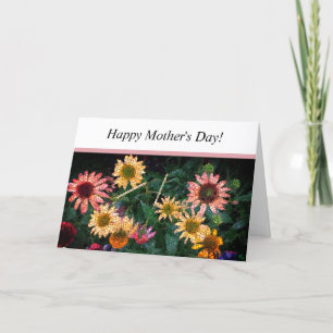 Floral Mosaic Happy Mother's Day Card