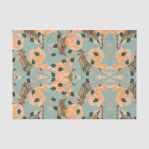 Floral Moth Butterfly Pattern Tissue Paper