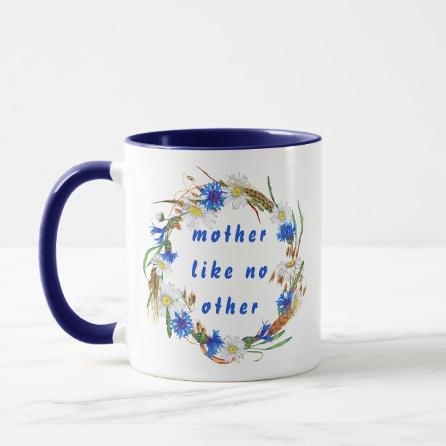Floral Mother’s Day Mug - Heartfelt Gift for Mom (Left)