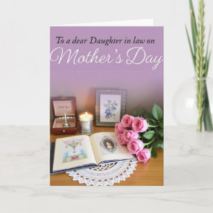 Floral Mothers Day Book Card