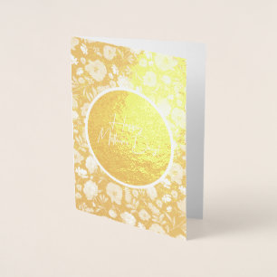 Floral Mother's Day Foil Card
