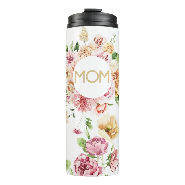 Floral Mother's Day Gift Mom Tumbler (Front)
