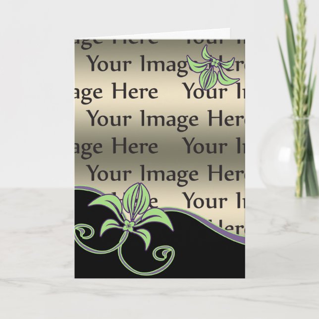 floral mother's day photo card (Front)