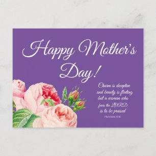 Floral Mother's Day  Postcard