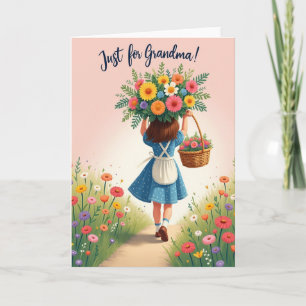 Floral Mothers Day Walk Card