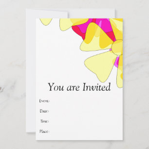 Floral Motif Invitation