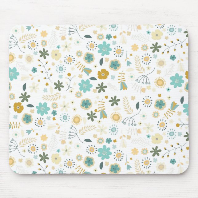 Floral Mouse Pad (Front)