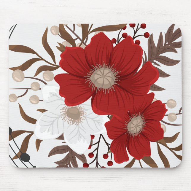Floral Mouse Pad (Front)