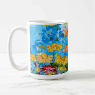 floral mug