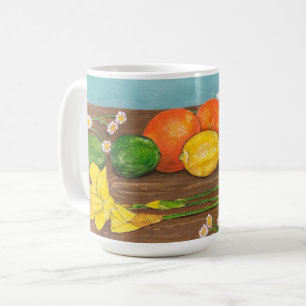 floral mug