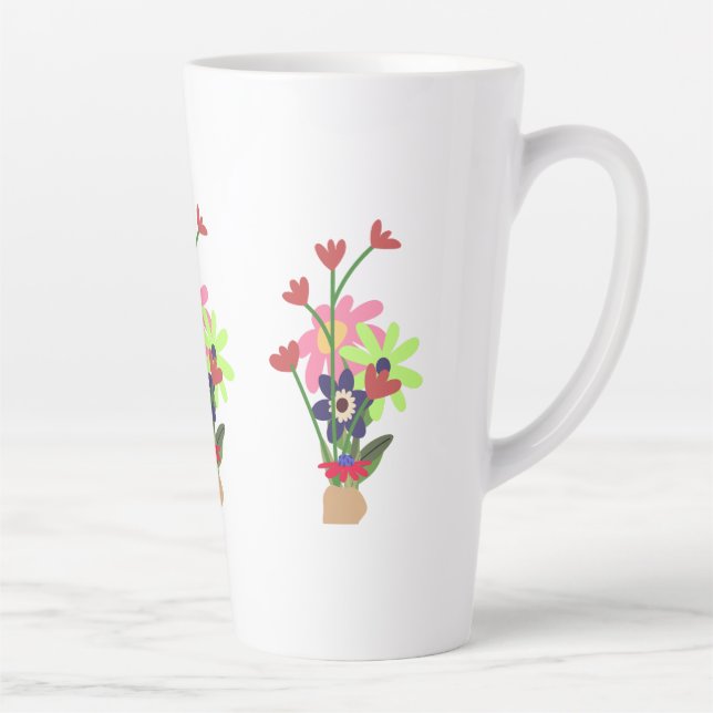 floral mug  (Right)