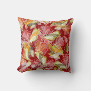 Floral Multi Colour Throw Pillow