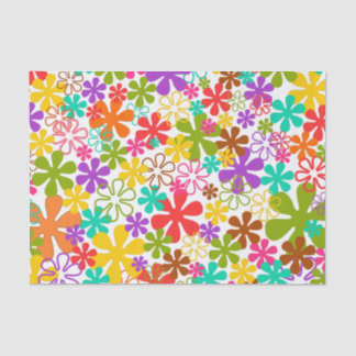 Floral Multi Colour Tissue Paper