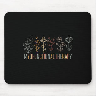 Floral Myofunctional Therapy Pt Psychologist Menta Mouse Pad