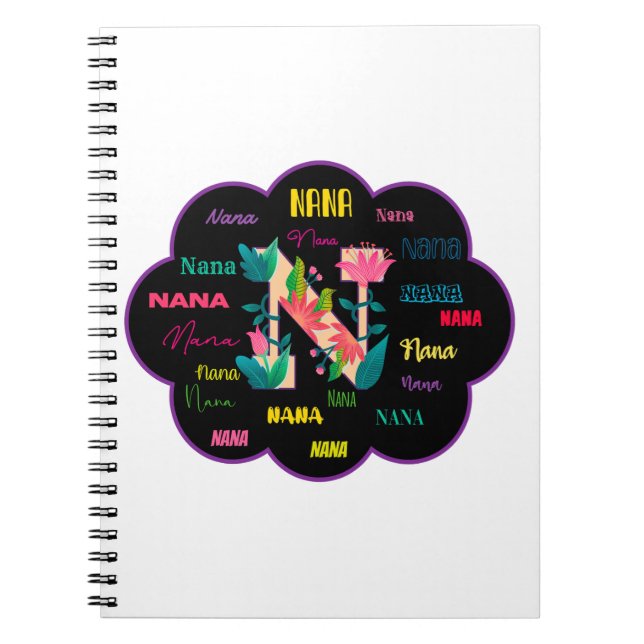 Floral Name Nana Notebook (Front)