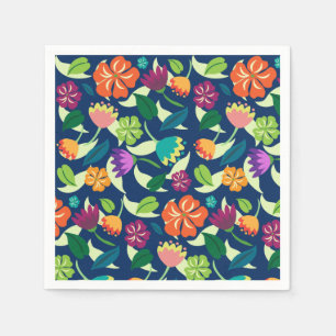 Floral napkin