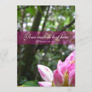Floral Natural Invitation simple.formel.