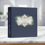Floral & Navy Office Binder<br><div class="desc">Give this elegant binder as a gift or keep it for yourself as a lovely office addition.</div>