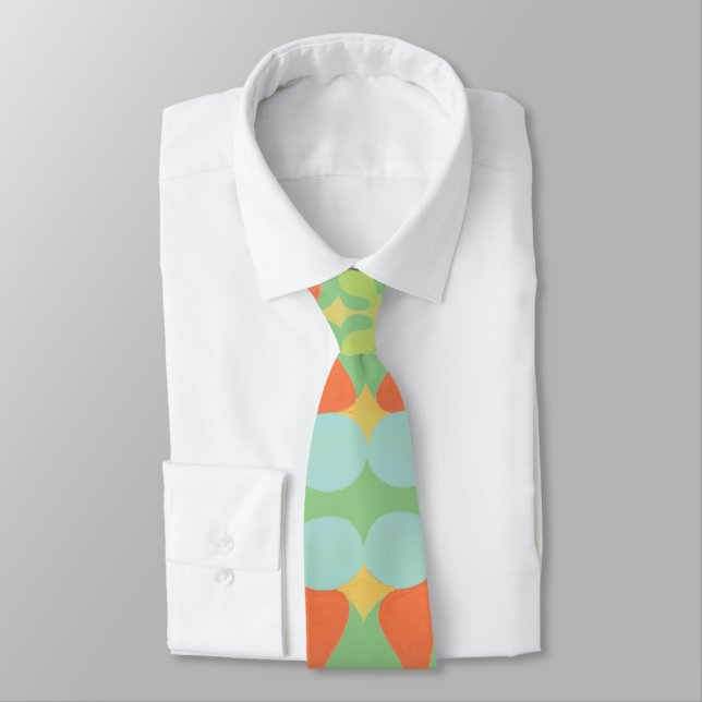 Floral Neck Tie (Tied)