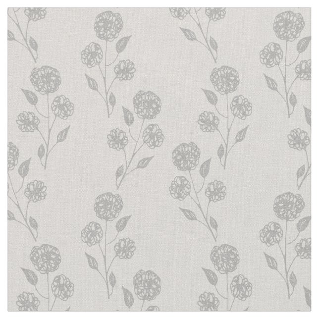 Floral Neutral Fabric (Close Up)