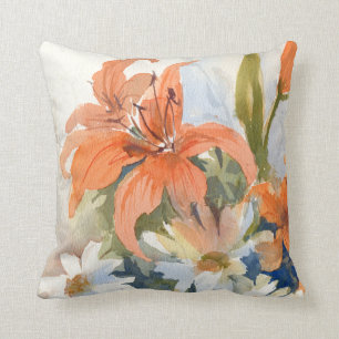Floral No. 6 Throw Pillow