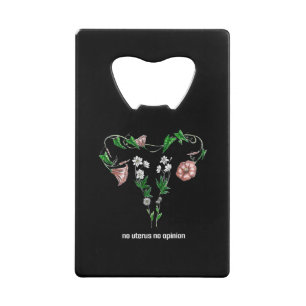 Floral No Uterus No Opinion Droits des femmes