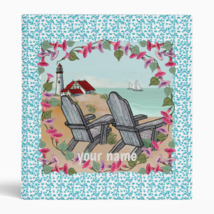 Floral Noon lighthouse Binder