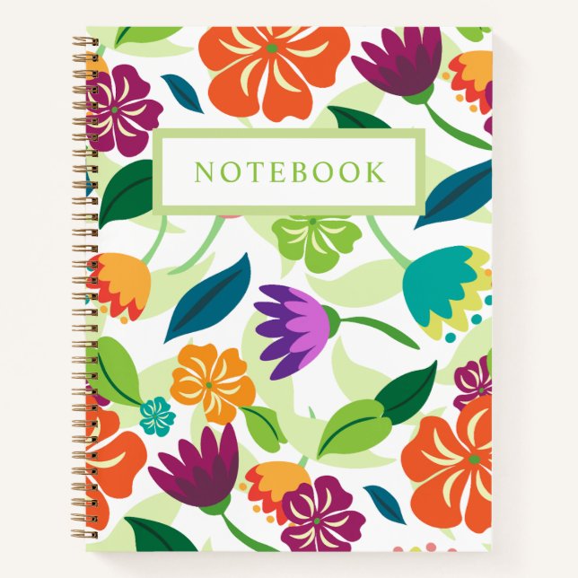 Floral  notebook (Front)
